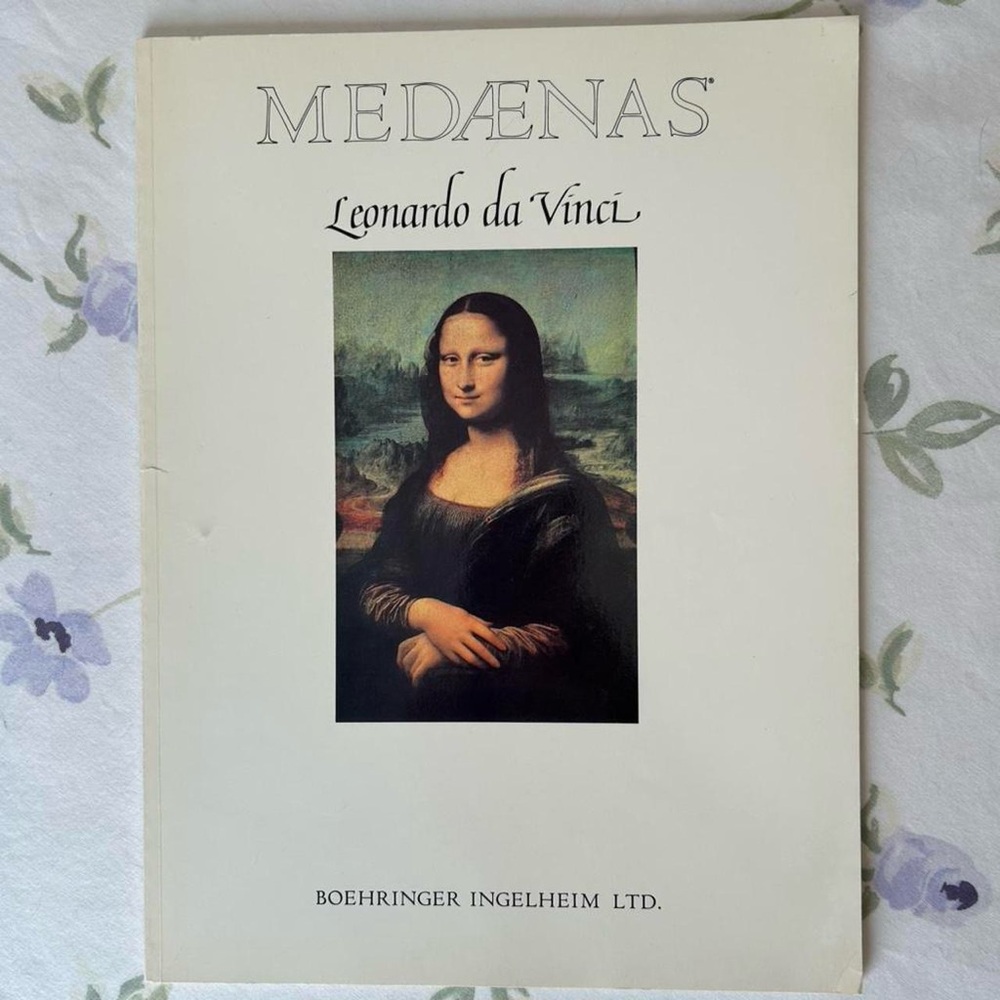 80s Vintage Renaissance Art Academia Leonardo da Vinci Art Book